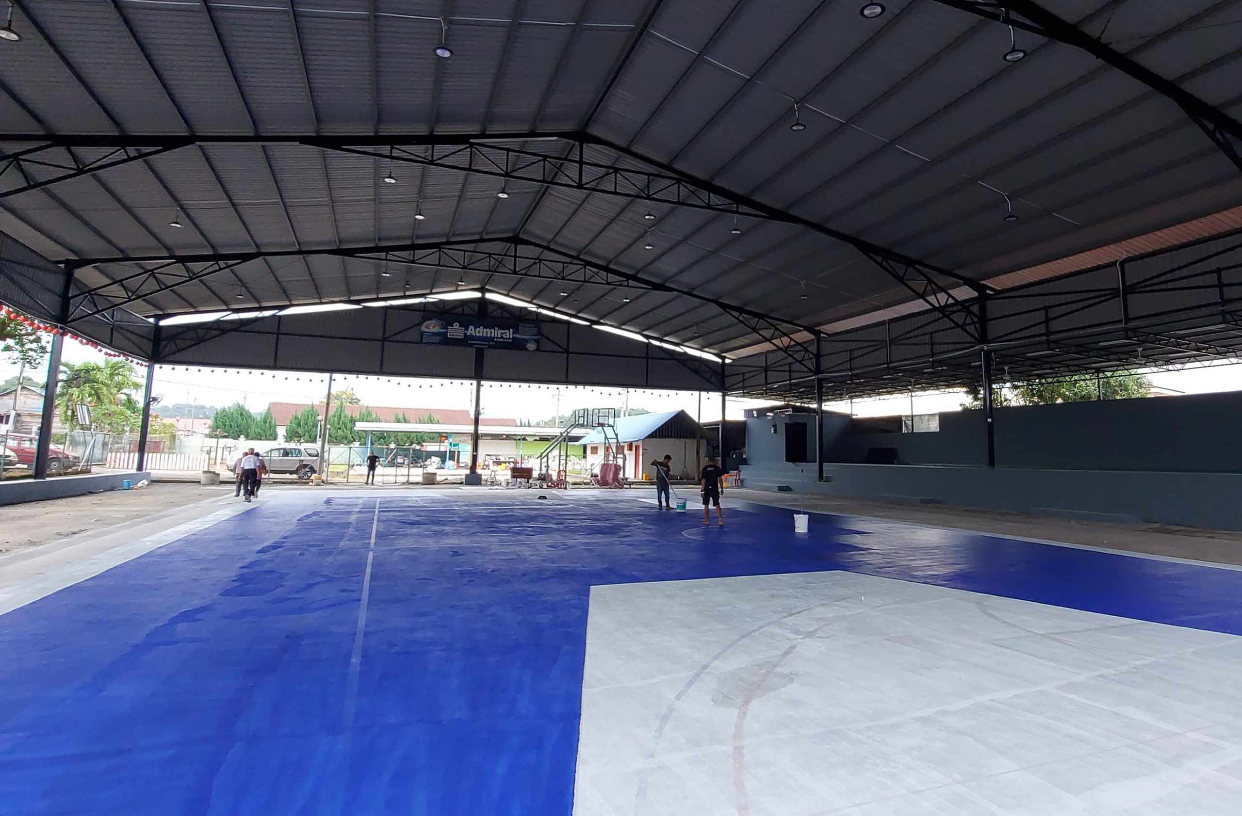 士毛月新村有盖篮球场 翻新完工期推迟逾2周