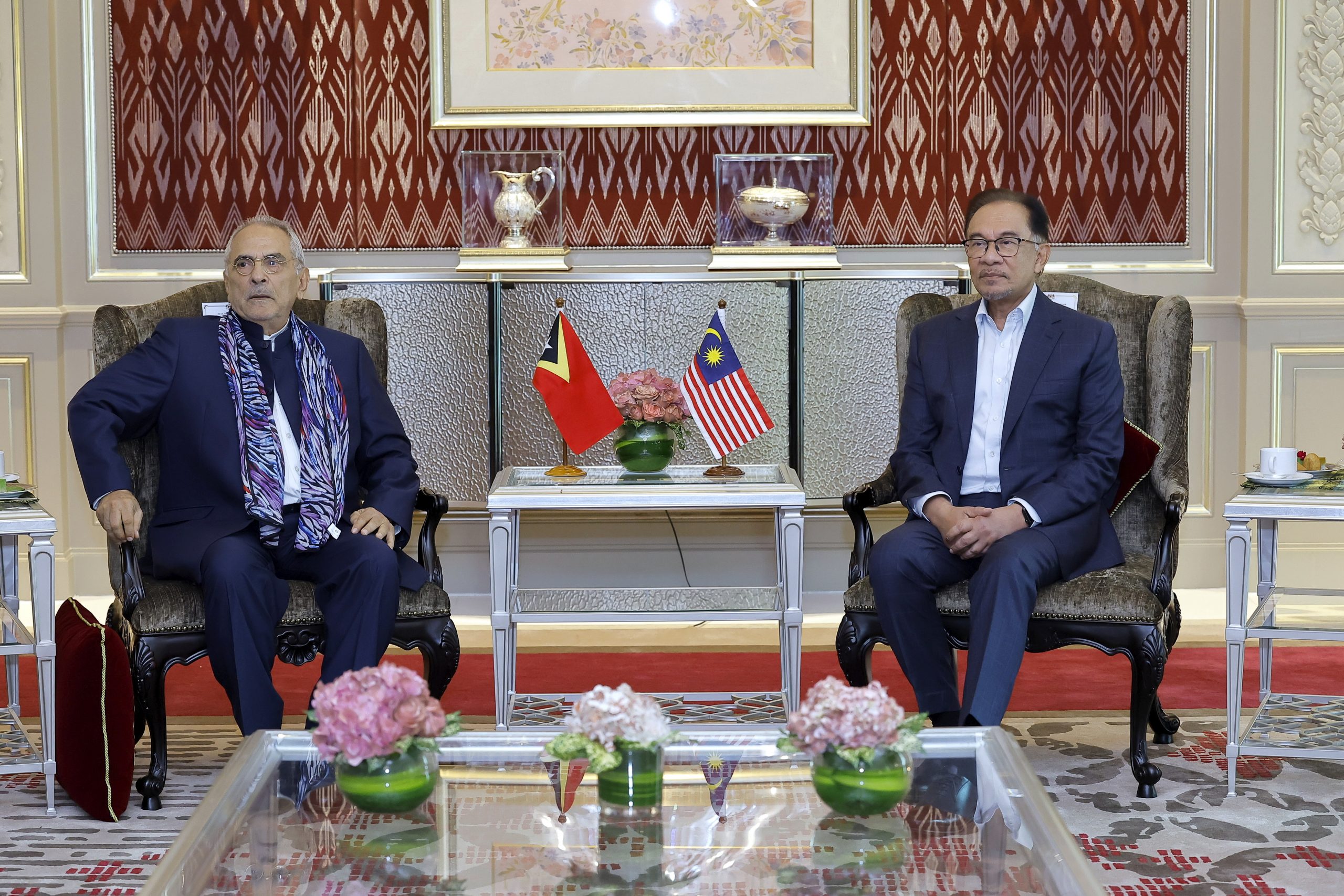 安华与东帝汶总统双边会谈·商讨两国合作及开拓新领域