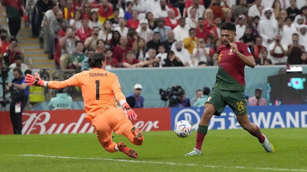 2022卡塔尔世界杯16强  6比1大胜瑞士  葡萄牙8强战摩洛哥