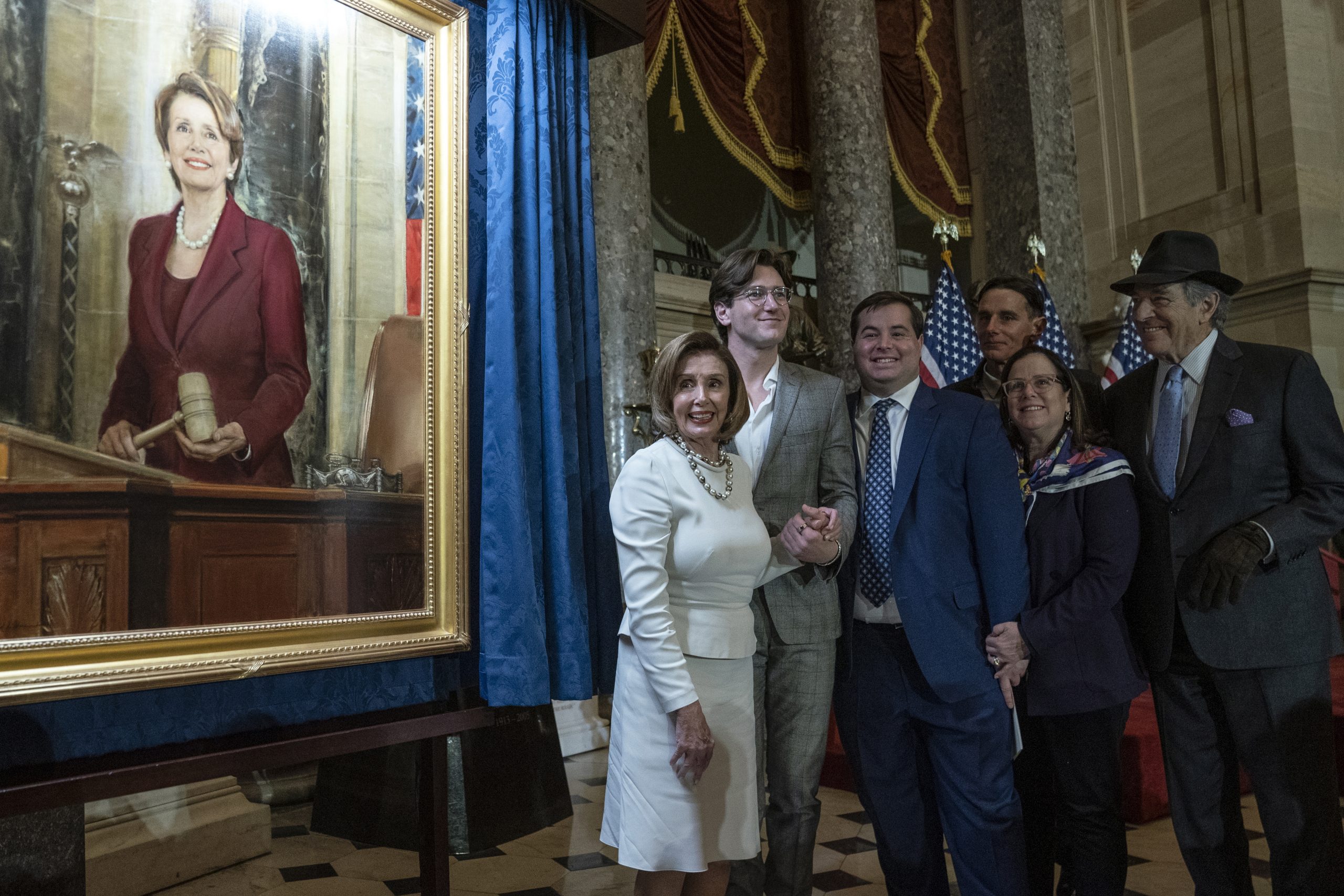 看世界／佩洛西下月卸任众议院议长　纪念肖像挂国会