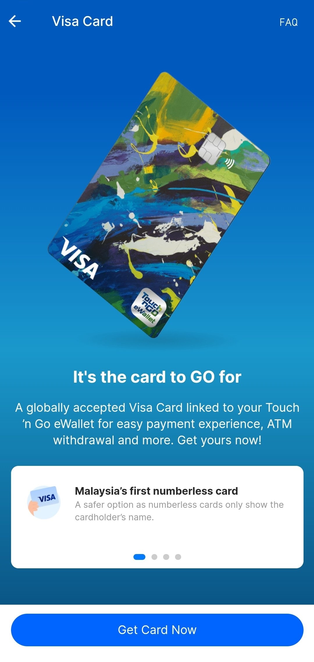 TNG实体Visa卡即将开放申请！暂免年费只需付RM5运费