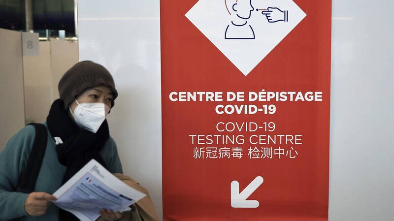 中国旅客入境仍需检测  法国延长防疫管制措施