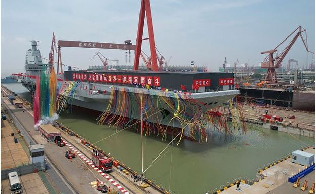中航母福建舰今年试航 推升在台海战力