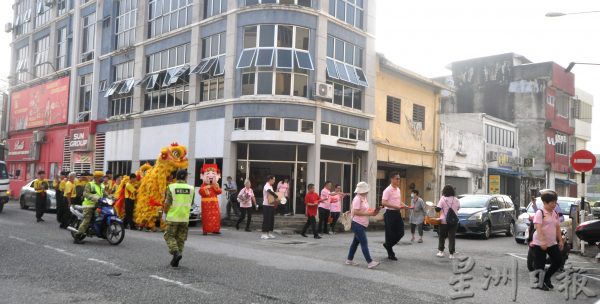 供FB／森华堂踩街贺年，芙蓉市区热哄哄