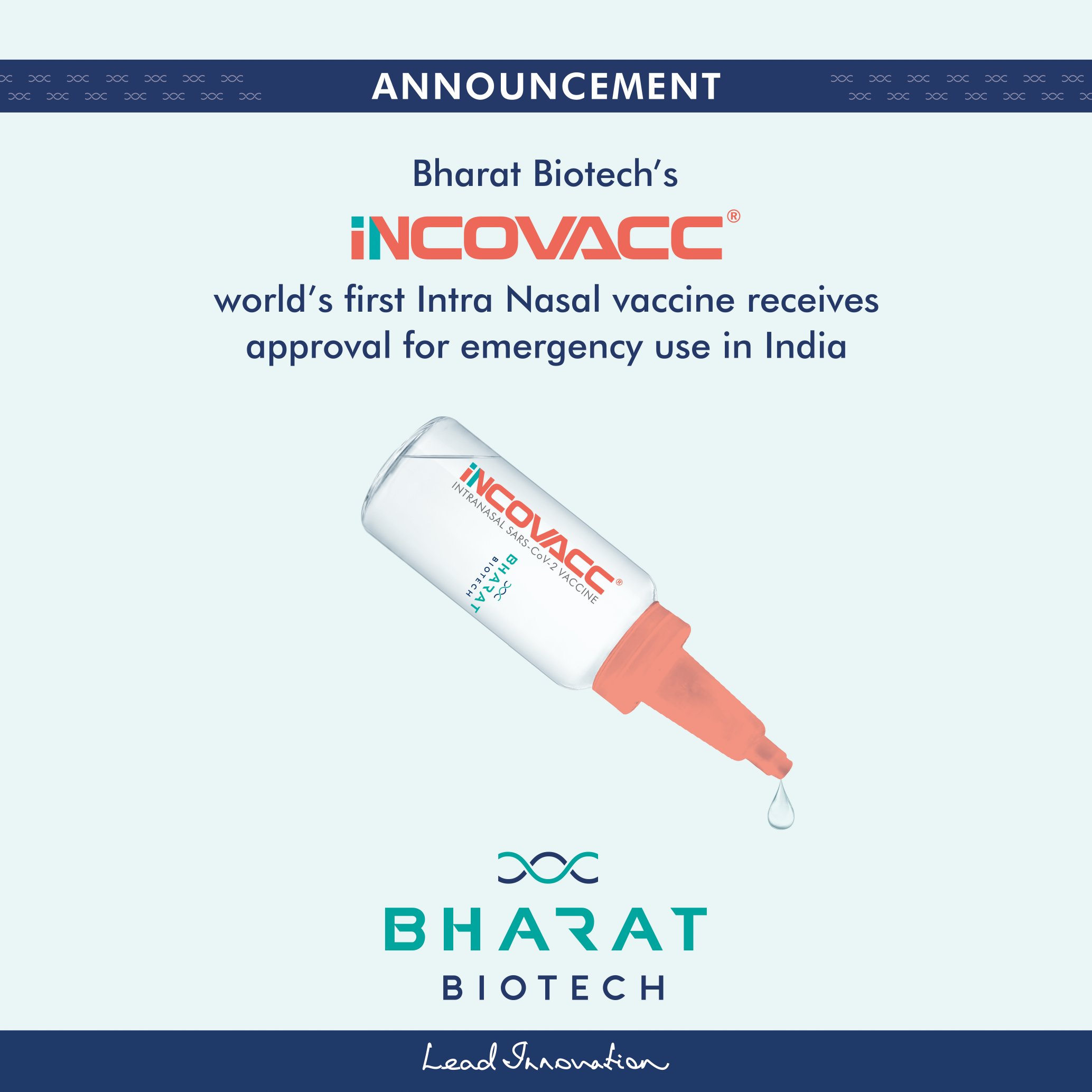 印度正式推出 全球首款喷鼻式冠病疫苗