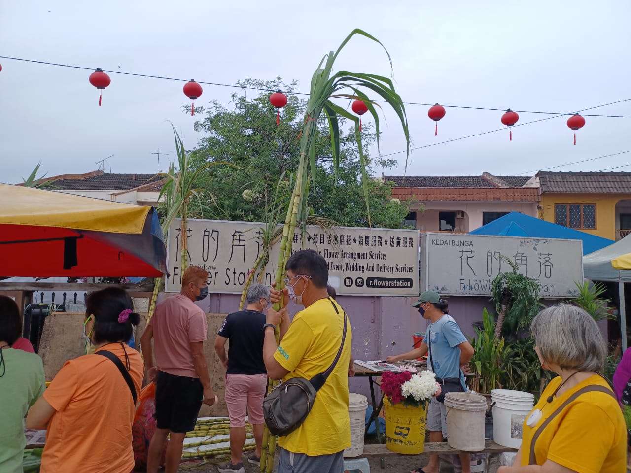 大都会/年初九拜天公，蕉赖十一哩新村和双溪龙镇甘蔗难求，一对甘蔗叫价26令吉