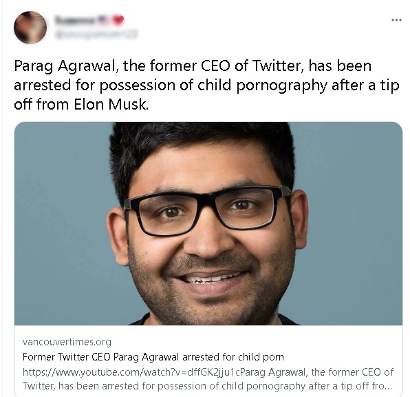 推特前CEO被捕
