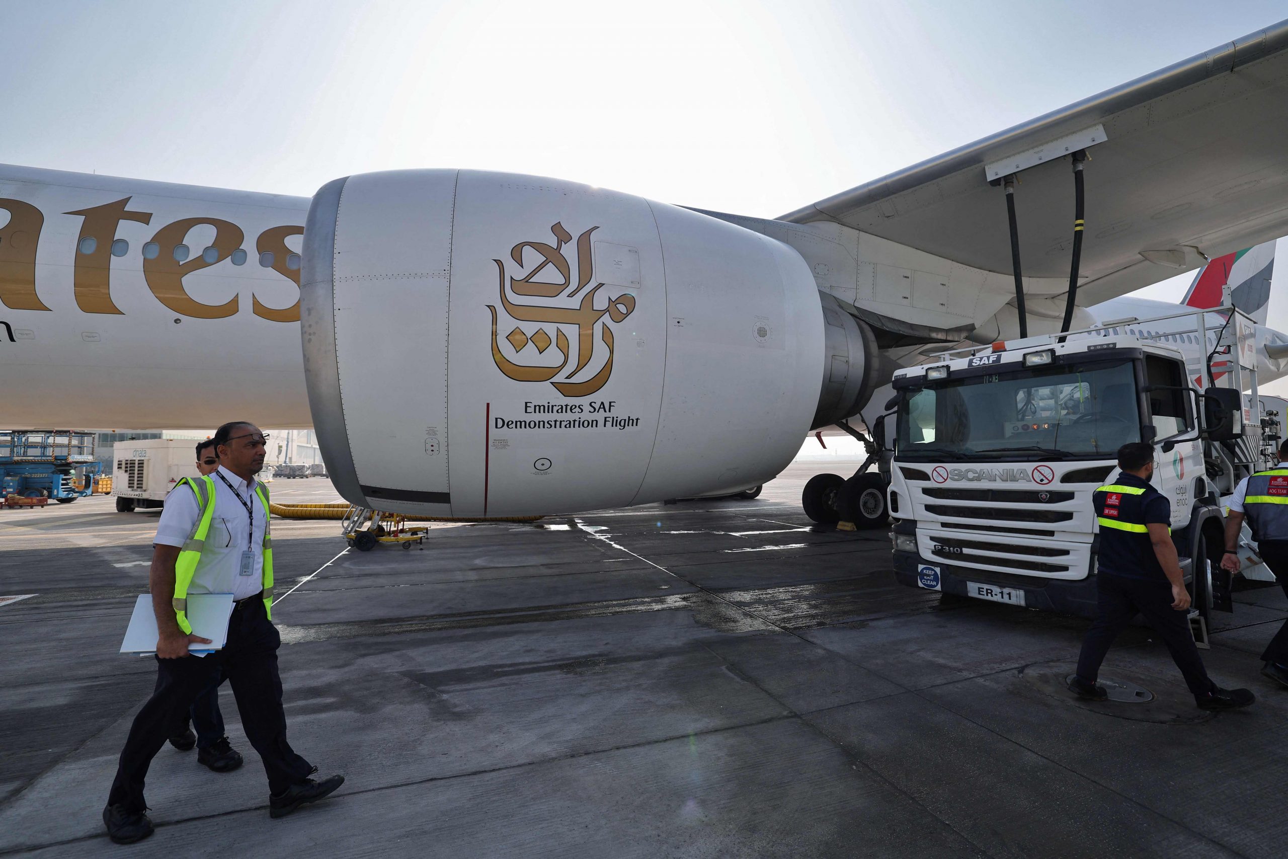 阿联酋航空完成可持续航空燃料演示飞行 减少碳足迹