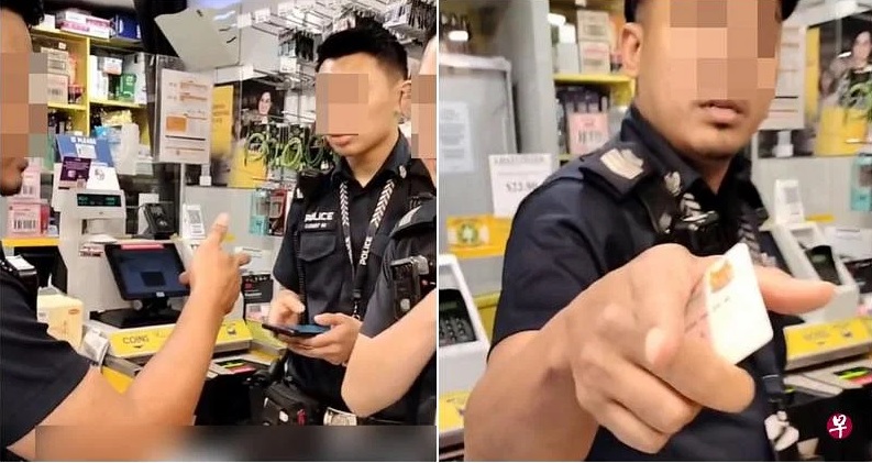 （已签发）柔：狮城二三事：便利店员工拒示身份证 还称让警员爆红