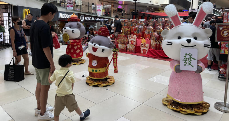 （已签发）柔：狮城二三事：去年老虎今年兔子，水獭吉祥物‘变装’惹议