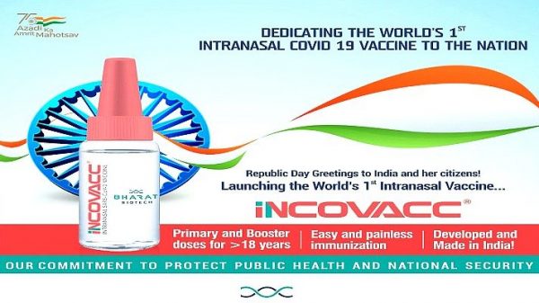 World’s first intranasal Covid vaccine launched in India