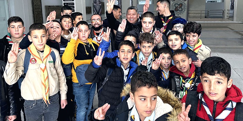 Posing with Algerian boy scouts. It's a unique adventure being able to come across people and things we are unfamiliar with. Perhaps we need to put ourselves in other people's shoes and learn to take things easy at all times.