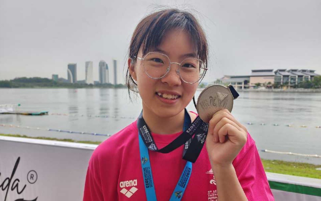东南亚公开水域游泳赛| 女子16至17岁组10公里  刘媖琇夺个人第2枚银牌