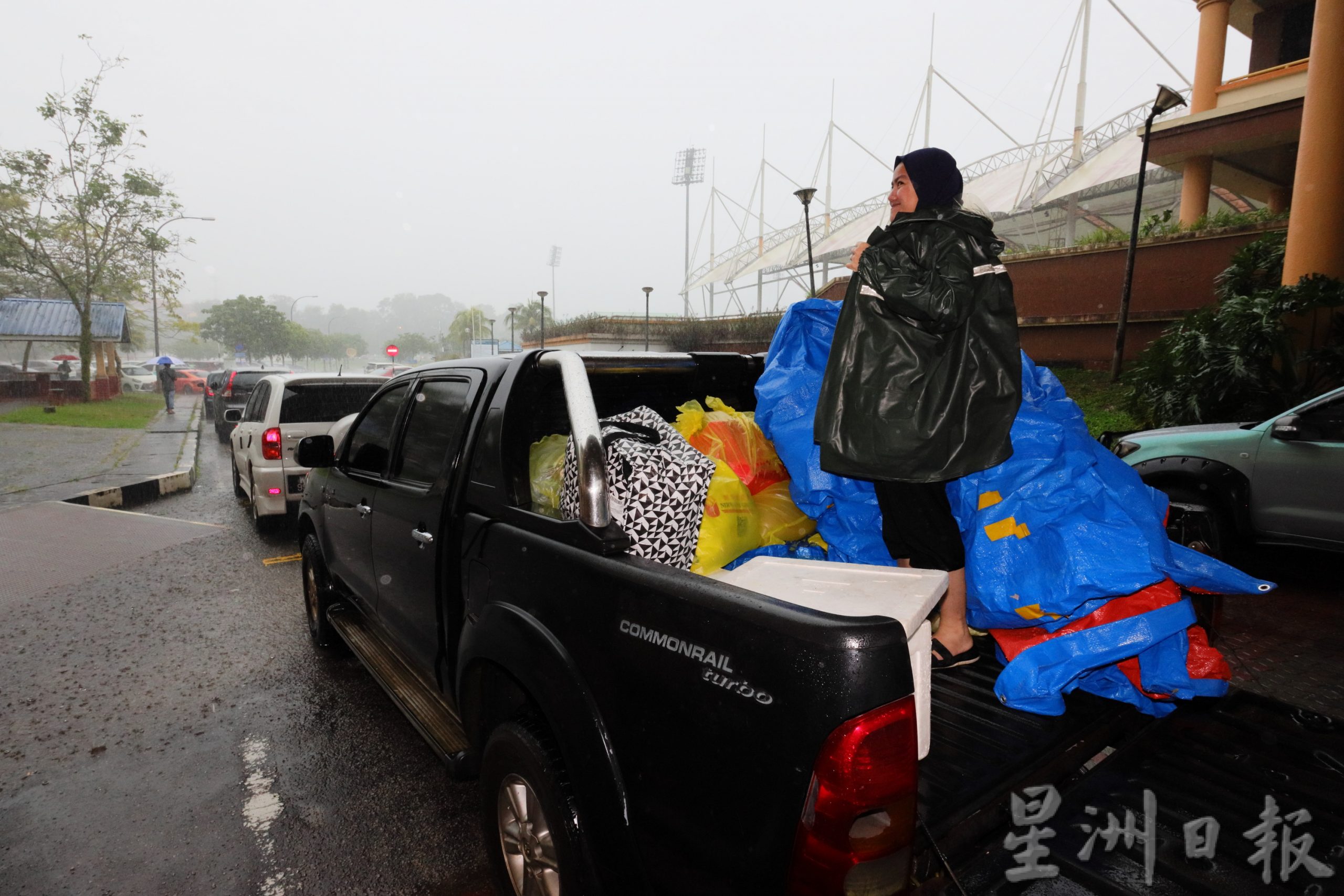 东：豪雨超过12小时，关丹多处淹水6疏散中心启用。