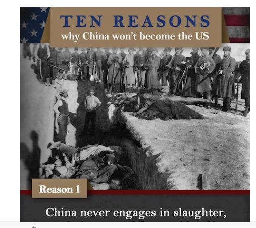 华春莹连发10图　称“中国无意击败美国，更不会成为另一个美国”