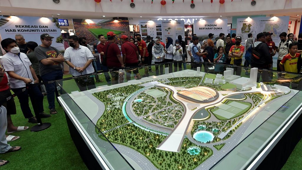 沙亚南体育中心重建计划展览  吸引人潮踊跃反馈