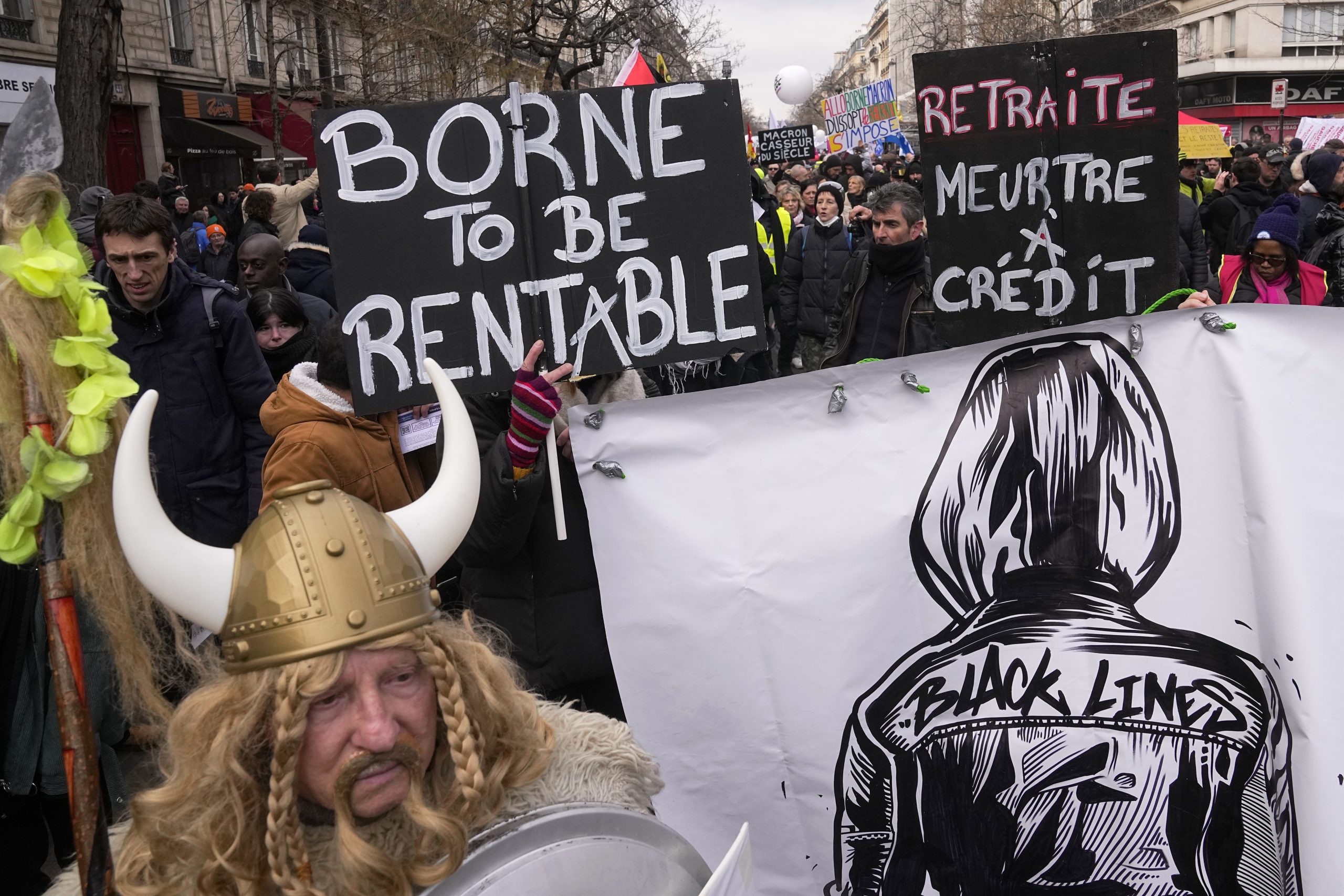 看世界／法国第四轮反退休改革示威