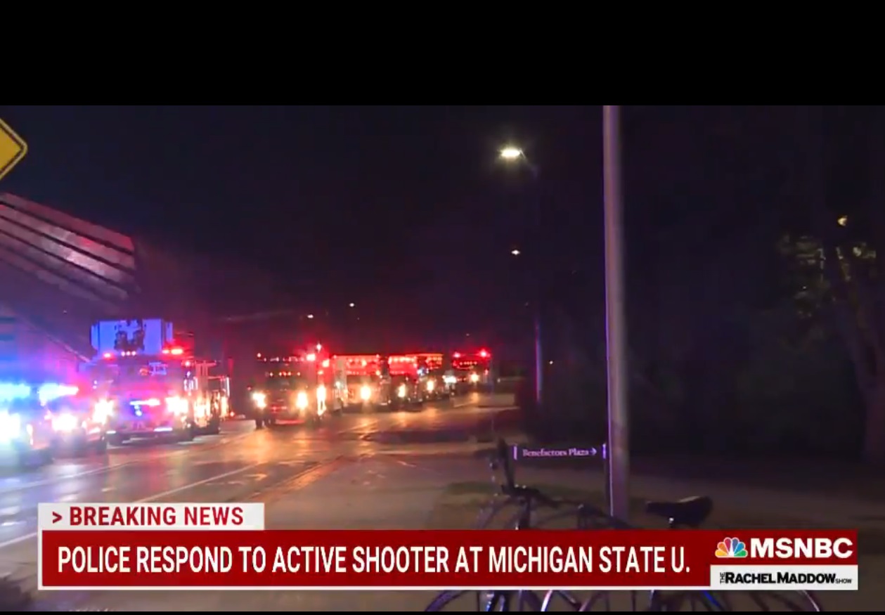 美国密歇根州立大学枪击1人死多人受伤 警正寻枪手