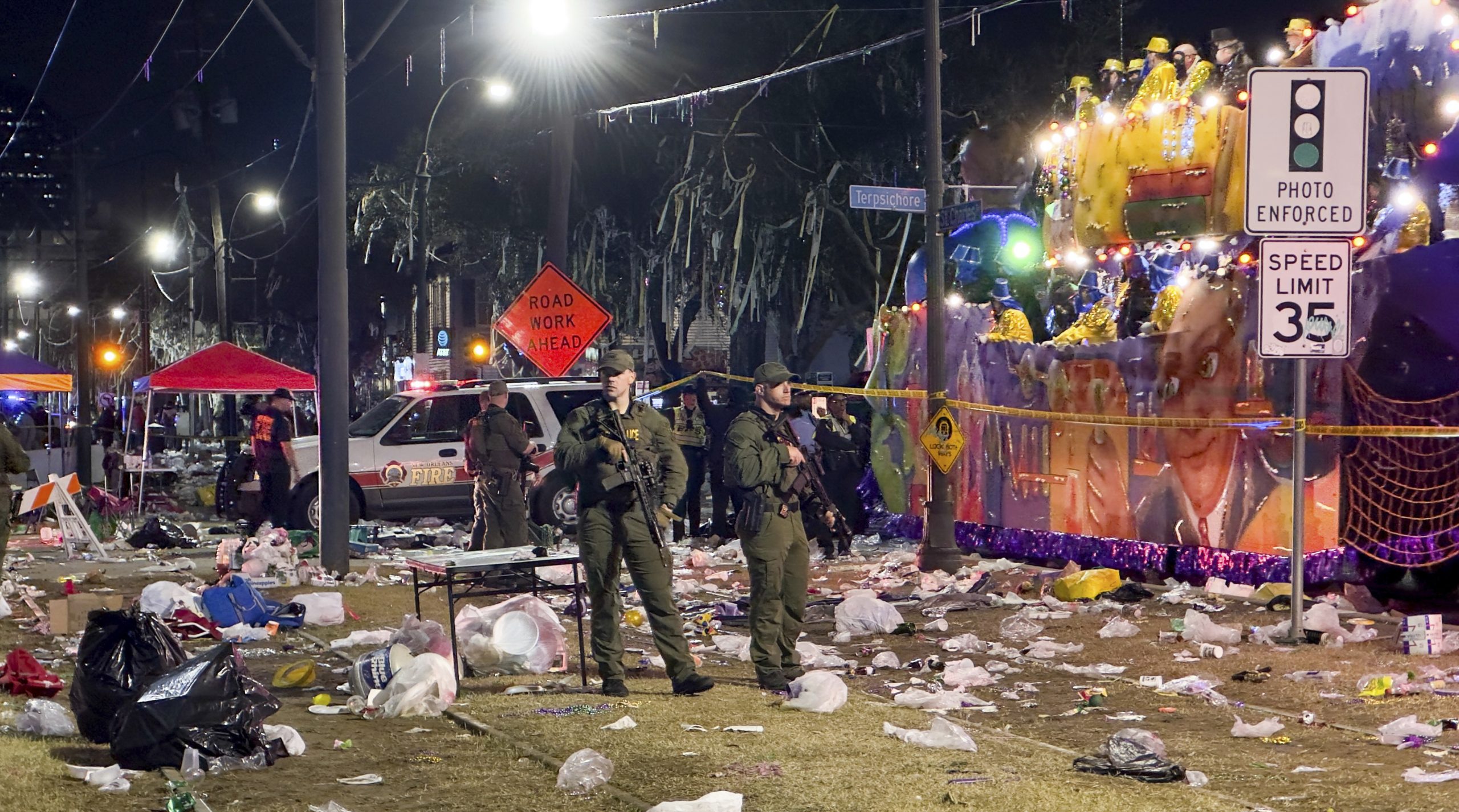 美国新奥尔良狂欢节游行爆枪声 致1死4伤