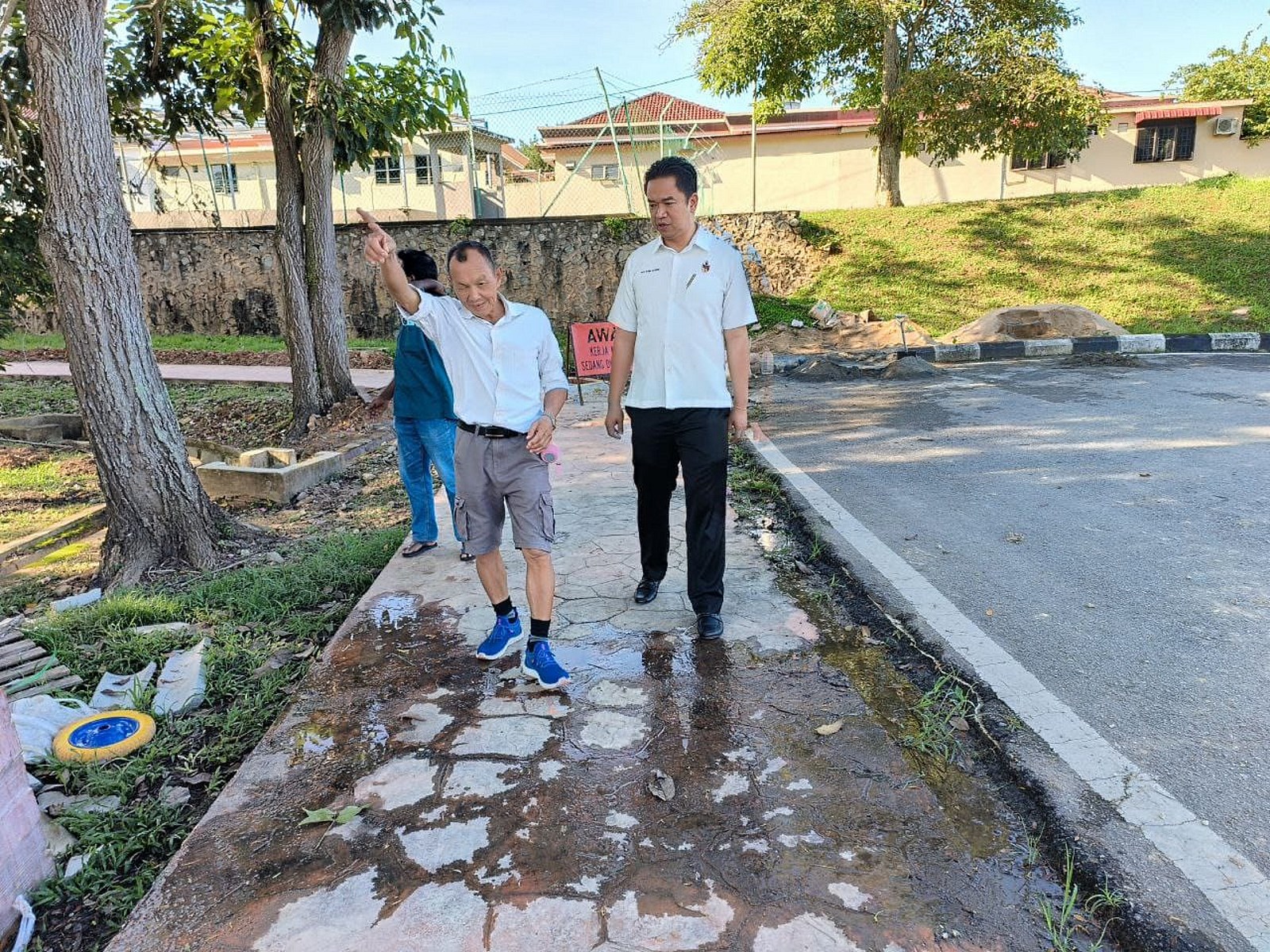 NS马口／马口公园跑道常被地下水淹没，目前维修中