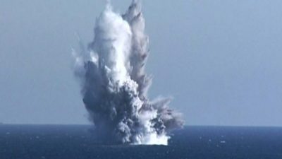 朝测试新型水下核攻击无人艇 意图发动放射性海啸