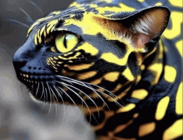 “蛇猫”图片被疯传 专家：科学记载没这种动物