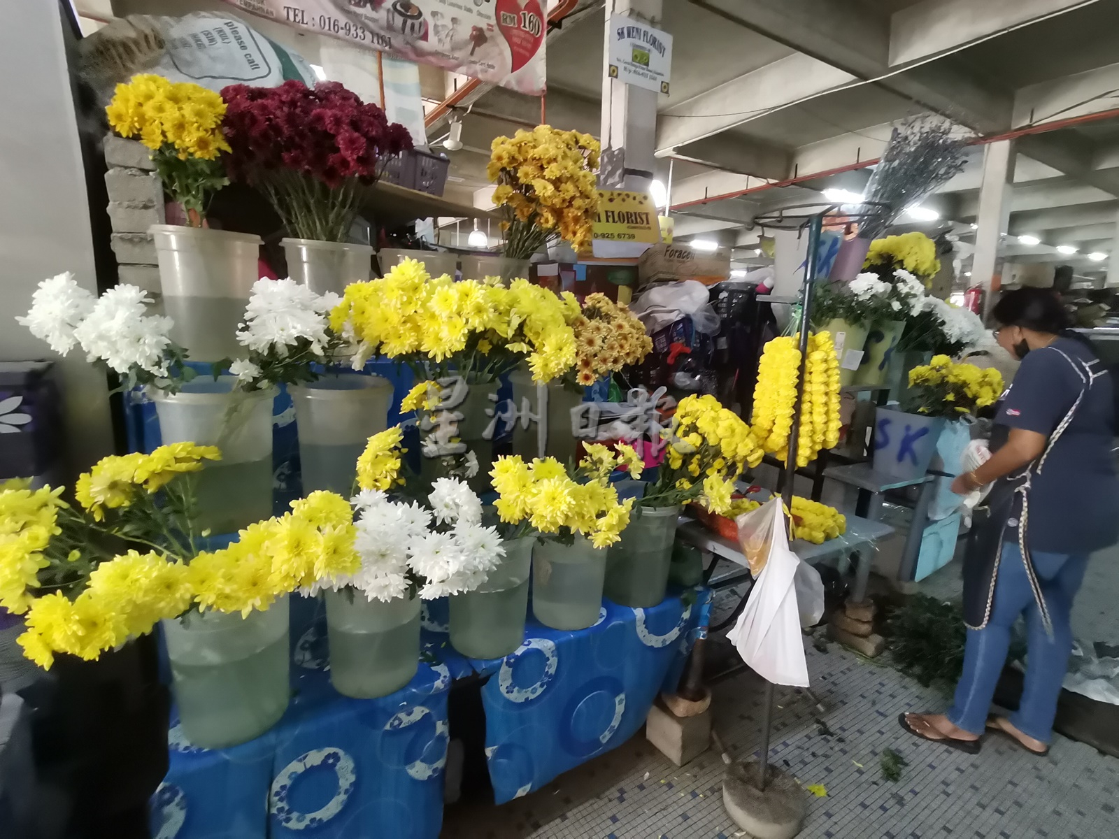 妇女节花卉市场