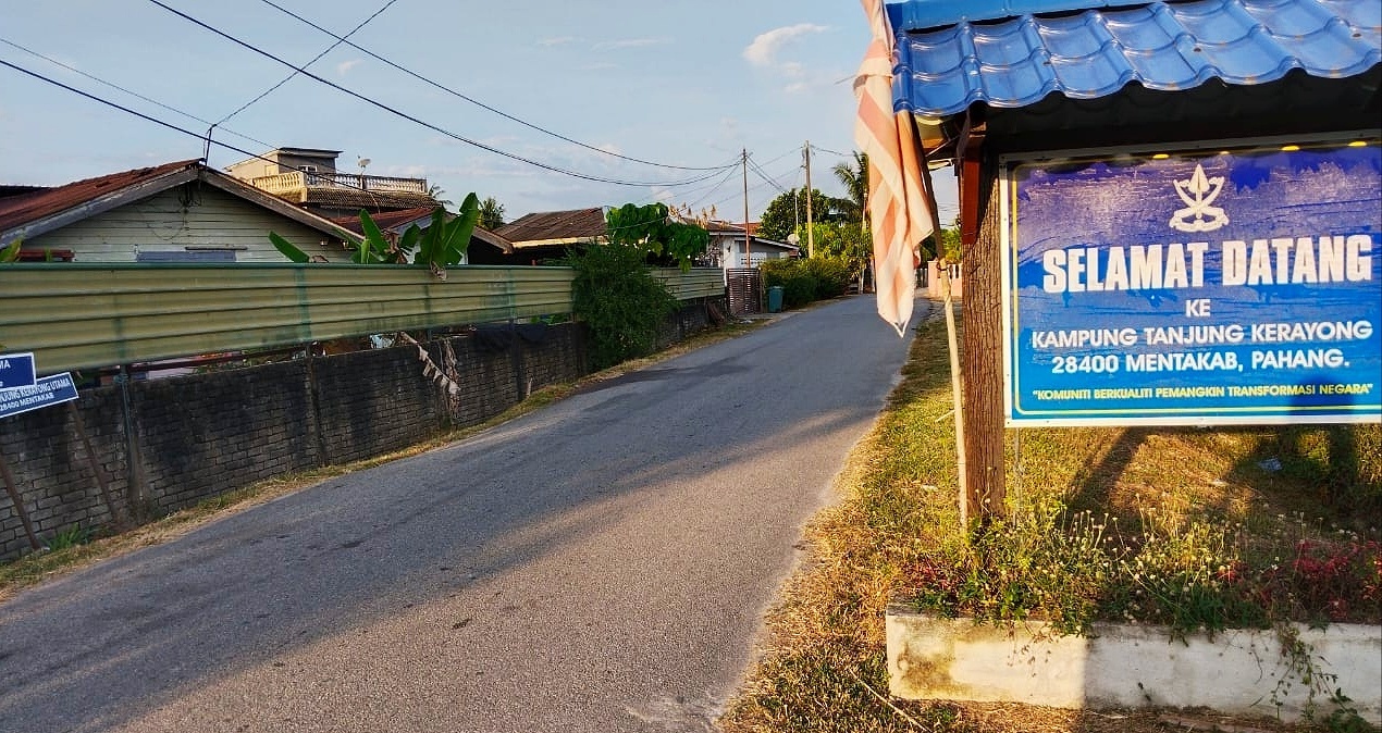 东：文德甲丹绒吉拉央出现两个不同名称的马来文路牌，引起当地居民混淆。