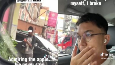 视频 | 善心赠一个苹果 流浪汉反应让男子直流泪