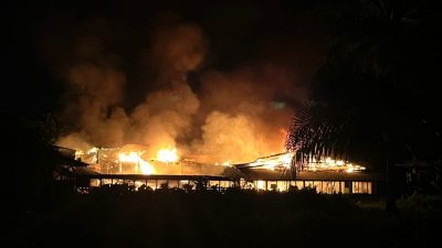 安顺鱼丸厂昨晚火灾  80%被烧毁