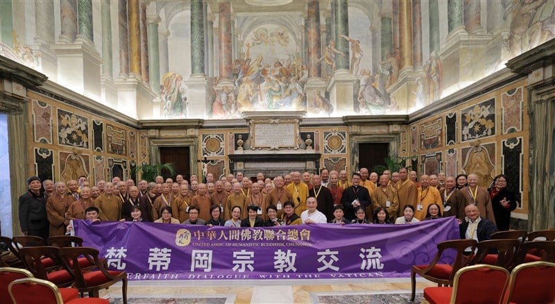 教宗盛赞星云大师　与佛教共祈世界和平 