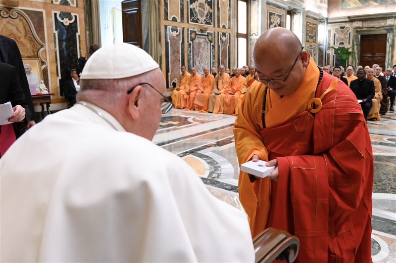 教宗盛赞星云大师　与佛教共祈世界和平 