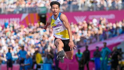 柬埔寨东运会男子三级跳  安德烈要保江山兼破纪录