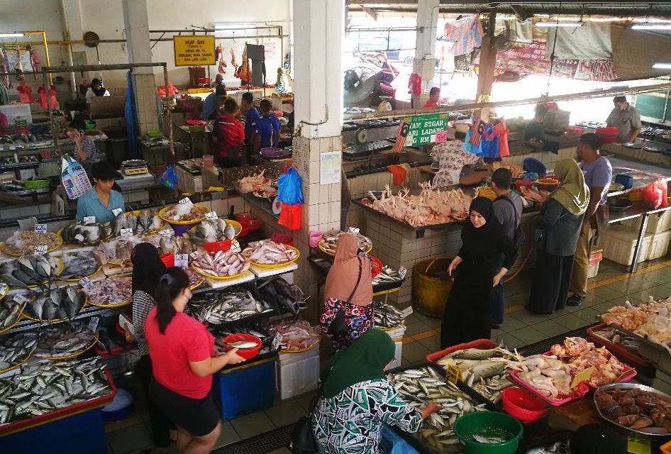 渔民减少出海渔获减 市场淡静没缺鱼虾