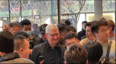 苹果进入中国30年  CEO库克: 能够回来太好了
