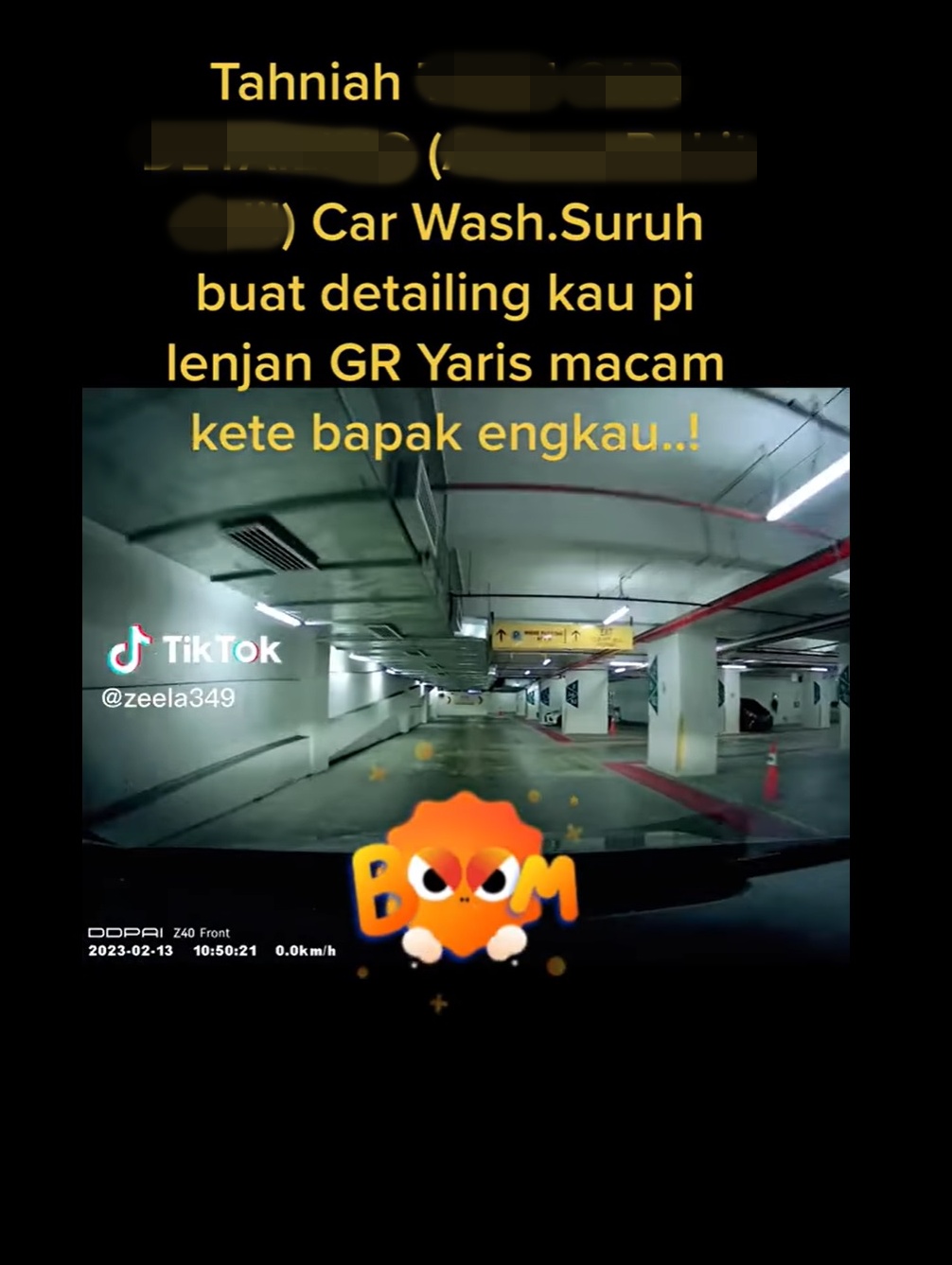 视频 | 洗车店员工在停车场·开顾客30万令吉轿车飙车全被拍