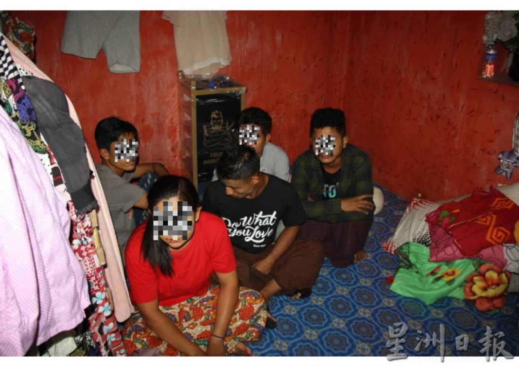 霹移民局突击店屋 捕30缅甸人近半非法入境