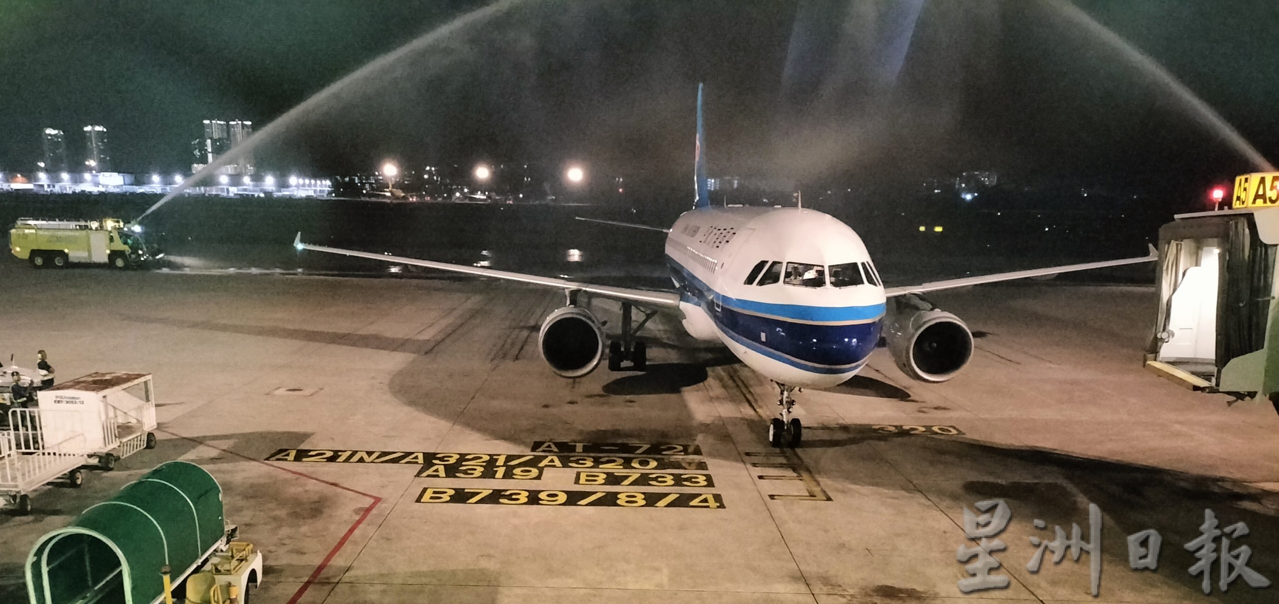 中国南方航空重启 广州往返槟城直飞航班