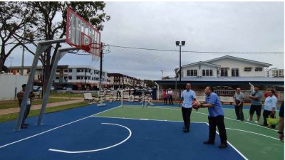 宋瑞源公园篮球场 . 逾11万完成设备提升