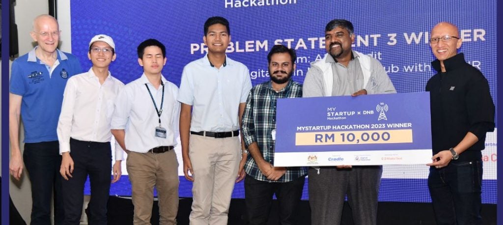 MYStartup Hackathon X DNB编程马拉松赛，6人用5G技术 破题赢万元