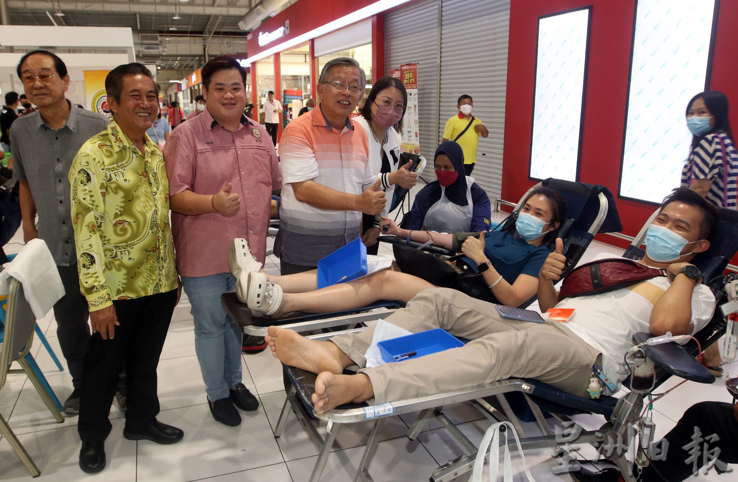 NS主文／森华联青年团捐血运动，筹150包血液 超出目标