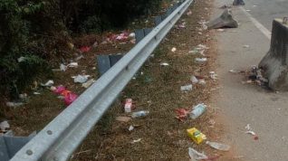 佳节回乡把垃圾丢路旁   阿都拉曼吁民众勿破坏环境