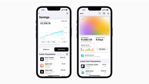 Apple Card推出“年利率4.15%”存款帐户　用iPhone就能开户