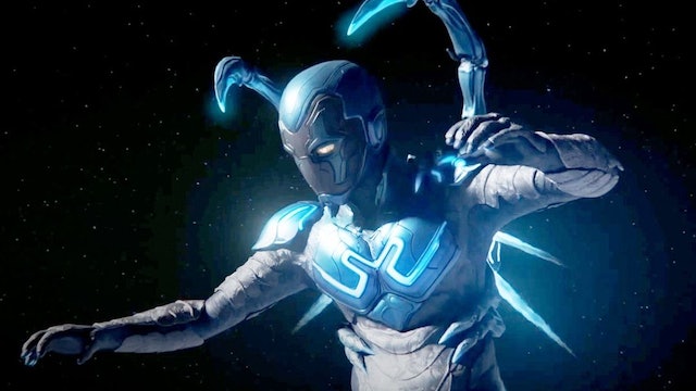 DC最新超英预告惹公愤 《蓝甲虫》造型抄钢铁人	