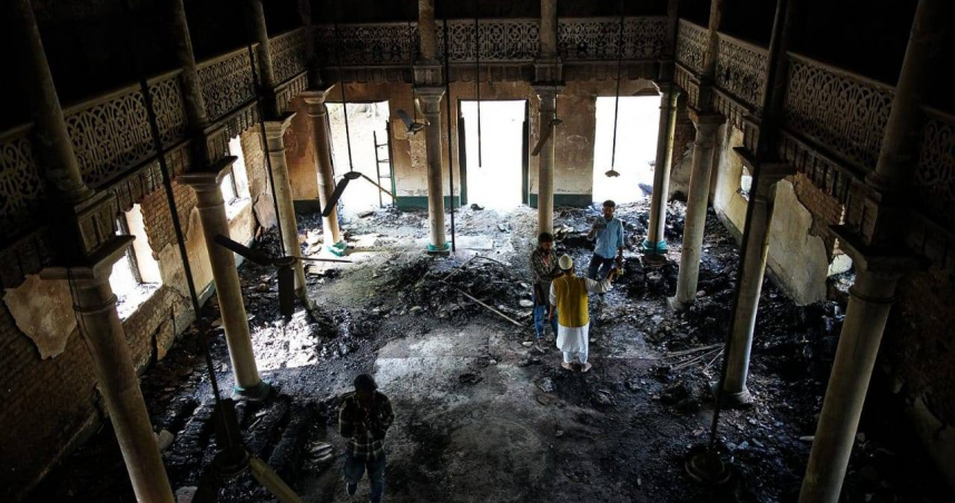 印度百年历史博物馆遭宗教暴徒纵火　珍贵伊斯兰手稿文物全毁了 