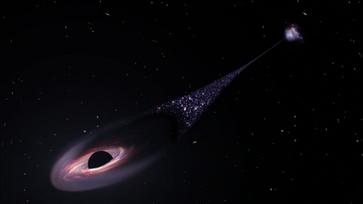 拼盘／科学家首次发现黑洞在太空中狂奔 运动过程诞生全新恒星