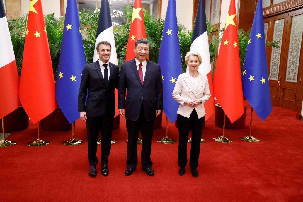 欧媒： 马克龙获北京隆重款待 冯德莱恩遭冷遇 中国试图分化欧洲团