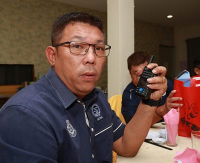 江沙志愿治安公会主席黄振雄表示，该会已更换全新的对讲机通讯设备