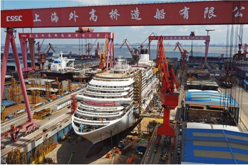 看世界／ 首艘中国产大型邮轮即将交付