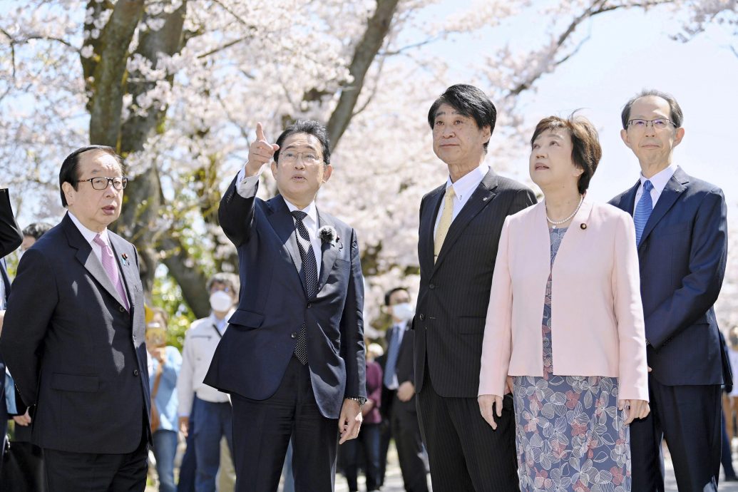 看世界／日本首相访福岛赏樱
